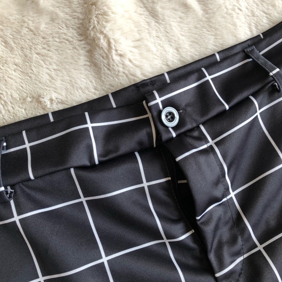 H&M Women's Black and White Trousers 33 size - Picture 6 of 16